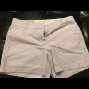 Light purple J. Crew shorts never worn!